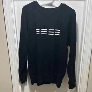 Men's BALDWIN Black Crewneck Sweatshirt